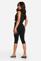 Boohoo Fekete 3/4-ES Nadrág B16 glm XXL