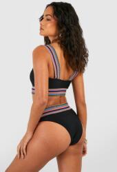 Boohoo Fekete Bikini Alsó NG2 zot L