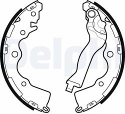 DELPHI Sada brzdových čeľustí DELPHI LS2110 (LS2110)