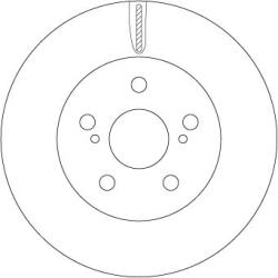 TRW Brzdový kotúč TRW DF6734 (DF6734)