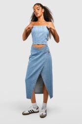 Boohoo kék farmer felső B18 pmr Xs