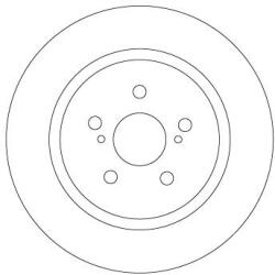 TRW Brzdový kotúč TRW DF6920 (DF6920)