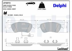 DELPHI Klocki Ham. Audi A8 02- (lp2072)
