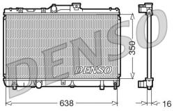 DENSO Chladič motora DENSO DRM50013 (DRM50013)