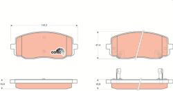 TRW Sada brzdových platničiek kotúčovej brzdy TRW GDB3369 (GDB3369)