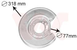 VAN WEZEL Ochranný plech proti rozstreku, Brzdový kotúč VAN WEZEL 5994373 (5994373)