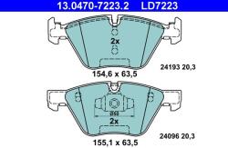 ATE Sada brzdových platničiek kotúčovej brzdy ATE 13.0470-7223.2 (13.0470-7223.2)