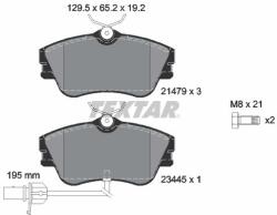 TEXTAR Sada brzdových platničiek kotúčovej brzdy TEXTAR 2147903 (2147903)