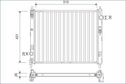 VALEO Chladič motora VALEO 701160 (701160)