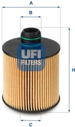 UFI Olejový filter UFI 25.083. 00 (25.083.00)