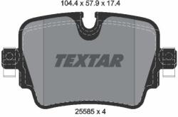 TEXTAR Sada brzdových platničiek kotúčovej brzdy TEXTAR 2558501 (2558501)