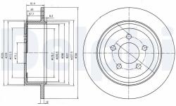 DELPHI Tarcza Ham. Jeep/dodge (bg4159)