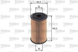 VALEO Olejový filter VALEO 586579 (586579)