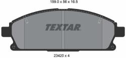 TEXTAR Sada brzdových platničiek kotúčovej brzdy TEXTAR 2342004 (2342004)