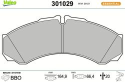 VALEO Sada brzdových platničiek kotúčovej brzdy VALEO 301029 (301029)