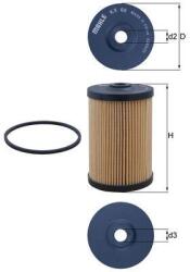 MAHLE Palivový filter MAHLE KX 68D (KX 68D)