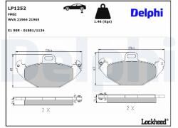 DELPHI Klocki Ham. Renault Laguna (lp1252)