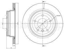 METELLI Brzdový kotúč METELLI 23-0871C (23-0871C)