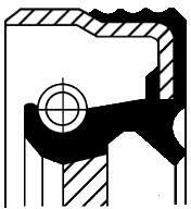 CORTECO Tesniaci krúżok kľukového hriadeľa CORTECO 01027762 (01027762)