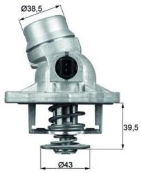 MAHLE Termostat chladenia MAHLE TM 12 105 (TM 12 105)