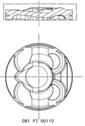MAHLE Piest MAHLE 081 PI 00110 002 (081 PI 00110 002)