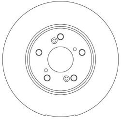 TRW Brzdový kotúč TRW DF6762S (DF6762S)