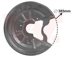 VAN WEZEL Ochranný plech proti rozstreku, Brzdový kotúč VAN WEZEL 7623373 (7623373)