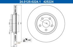 ATE Brzdový kotúč ATE 24.0125-0224.1 (24.0125-0224.1)