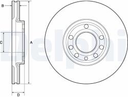 DELPHI Tarcza Ham. Vectra C (bg3713c)