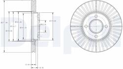 DELPHI Tarcza Ham. Ford Fiesta St150 (bg4117)