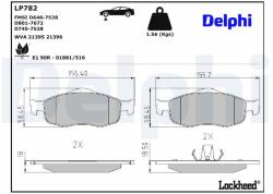 DELPHI Klocki Ham. Ford Mondeo 93-00 (lp782)