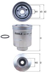 MAHLE Palivový filter MAHLE KC 389D (KC 389D)