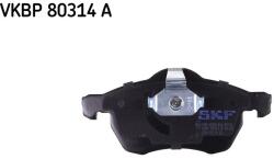 SKF Sada brzdových platničiek kotúčovej brzdy SKF VKBP 80314 A (VKBP 80314 A)