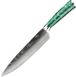 HARAHU Cuțit de bucătărie BL-39280 - Chef / Verde KP39280