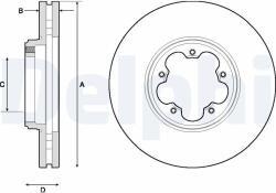 DELPHI Tarcza Ham. Ford Custom 12- (bg9150)