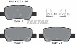 TEXTAR Sada brzdových platničiek kotúčovej brzdy TEXTAR 2645901 (2645901)