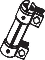 BOSAL Spojka trubiek výfukového systému BOSAL 265-119 (265-119)