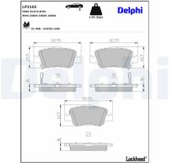 DELPHI Klocki Ham. Toyota Auris (lp2103)