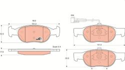 TRW Sada brzdových platničiek kotúčovej brzdy TRW GDB1291 (GDB1291)