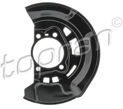 TOPRAN Ochranný plech proti rozstreku, Brzdový kotúč TOPRAN 601 656 (601 656)