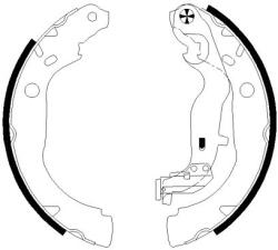 TEXTAR Sada brzdových čeľustí TEXTAR 91082900 (91082900)