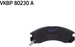 SKF Sada brzdových platničiek kotúčovej brzdy SKF VKBP 80230 A (VKBP 80230 A)