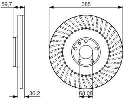 Bosch Brzdový kotúč BOSCH 0 986 479 A31 (0 986 479 A31)