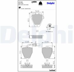 DELPHI Klocki Ham. Audi A6 (lp1760)
