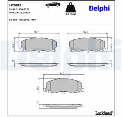 DELPHI Klocki Ham. Przod (lp2082)