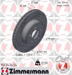 ZIMMERMANN Brzdový kotúč ZIMMERMANN 150.3434. 54 (150.3434.54)