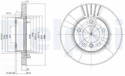 DELPHI Tarcza Ham. Bmw 3 E46 (bg2623c)