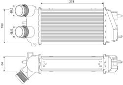 VALEO Chladič plniaceho vzduchu VALEO 818371 (818371)