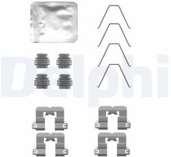 DELPHI Súprava príslušenstva, obloženie kotúčovej brzdy DELPHI LX0763 (LX0763)