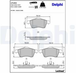 DELPHI Klocki Ham. Vw Transporter T4 95- (lp1092)